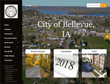 Tablet Screenshot of bellevueia.gov